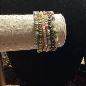 Colorful Beaded Bracelet Set